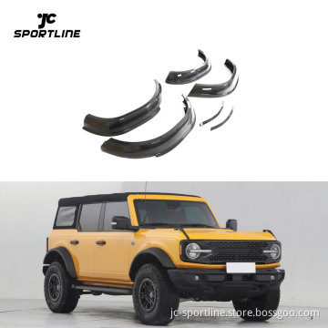 Carbon Fiber Wheel Arch Extensions for Ford Bronco